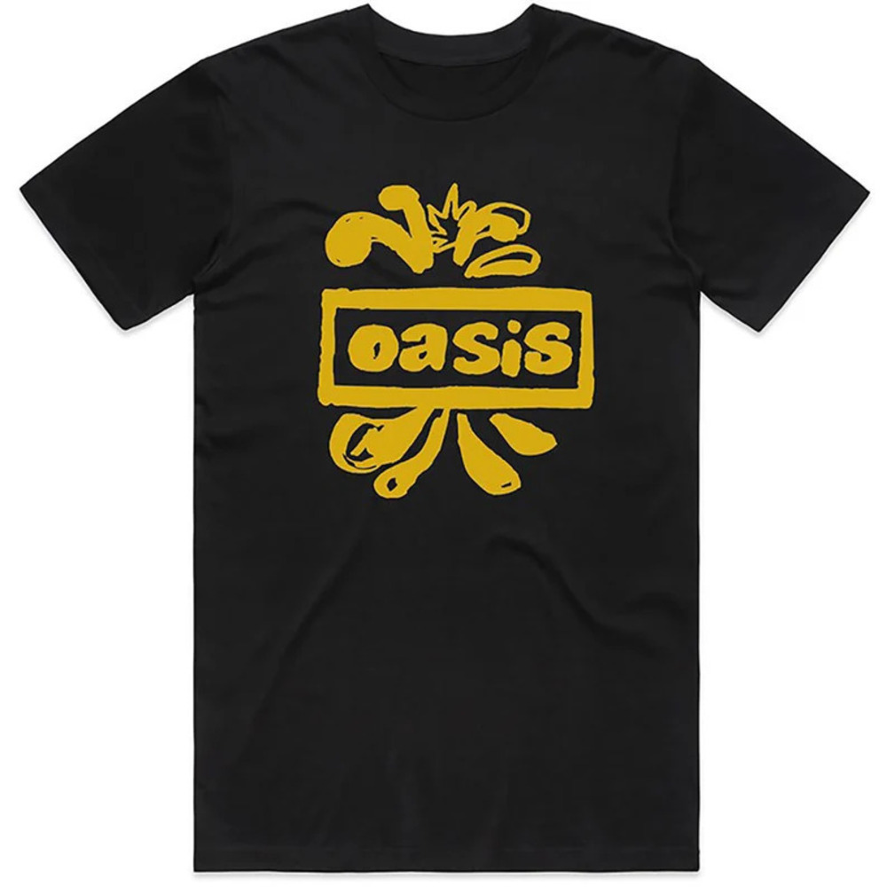 Oasis Drawn Logo Black T-shirt